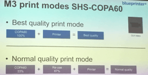 Blueprinter 3D-tulostin ja uusi materiaali