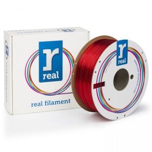 REAL PETG punainen läpikuultava filamentti 