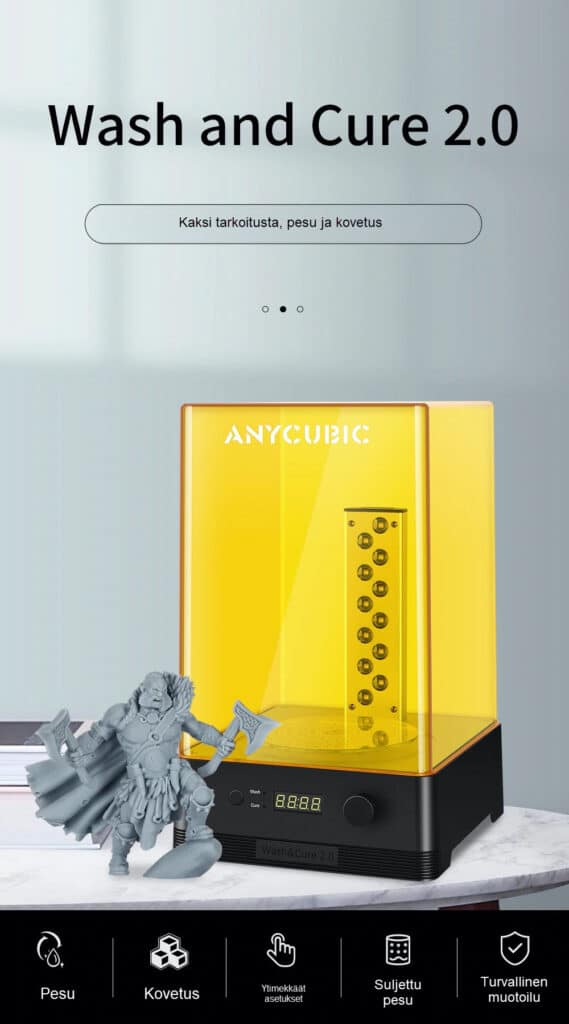 Anycubic Wash and Cure 2 laite