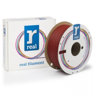 REAL PLA matta tummanpunainen filamentti