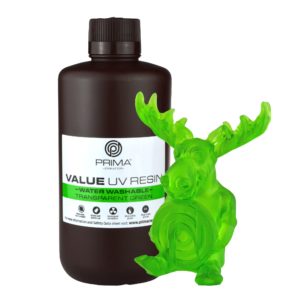 PrimaCreator Value vesipestävä UV-hartsi 1l läpikuultava vihreä