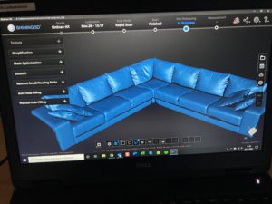 Sohvan 3D-skannaus Sohvan 3D-skannaus