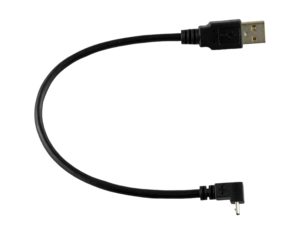 BIQU BX kulmallinen micro USB kaapeli 25cm