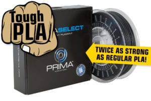 PrimaCreator primaselect PLA tough - tumman harmaa