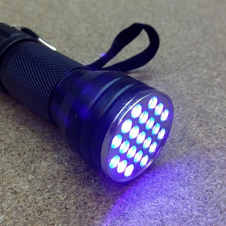 UV LED-taskulamppu