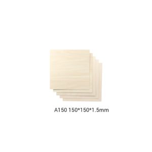 Snapmaker basswood levy a150 150x150x1.5mm 5kpl