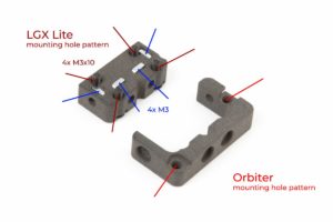 Bondtech LGX lite orbiter-tyylinen kiinnike