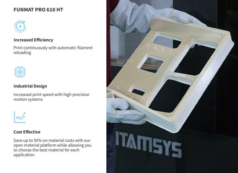 Intamsys Funmat Pro 610 HT 3D-tulostin