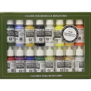 Vallejo akryylimaalisetti - perus 16kpl