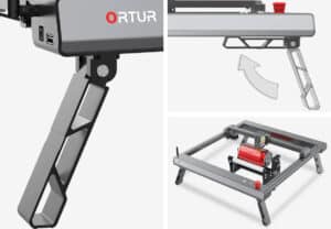 Ortur laser master 3 taitettavat jalat