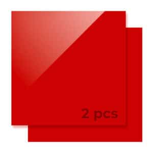 xTool 3mm punainen akryylilevy 2kpl paketti