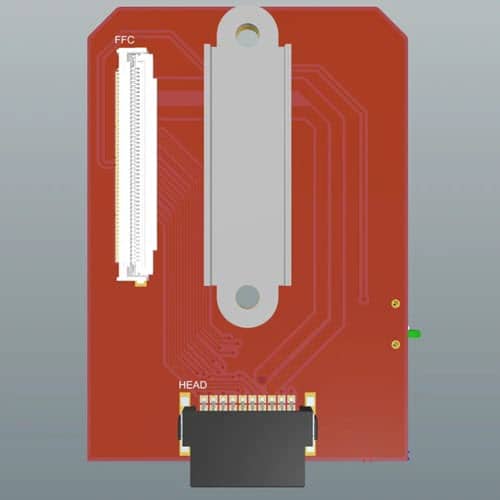 Flow sukupolven vasen suutin FFC R1.0 piirilevy