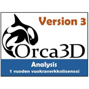 Orca3D Analysis 1 vuoden yritysverkkolisenssi