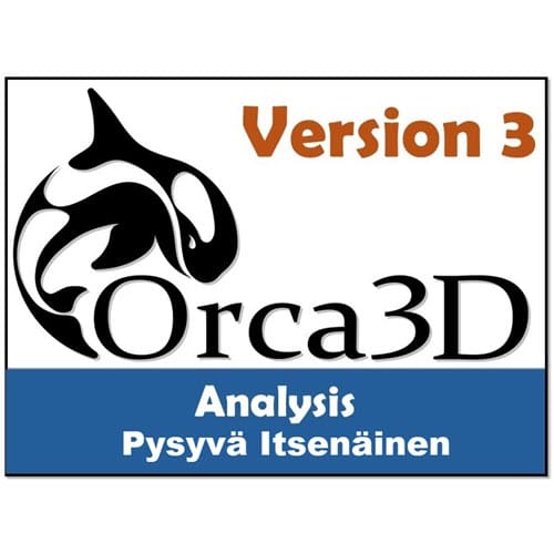 Orca3D Analysis pysyvä itsenäinen yrityslisenssi
