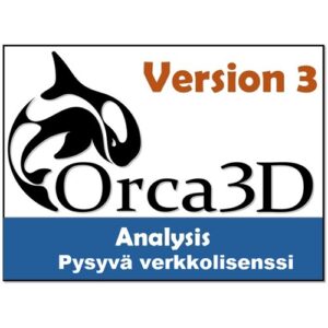 Orca3D Analysis pysyvä yritysverkkolisenssi