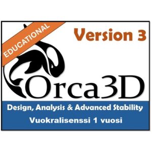 Orca3D kaikki moduulit itsenäinen oppilaitosvuokralisenssi 1 vuosi 