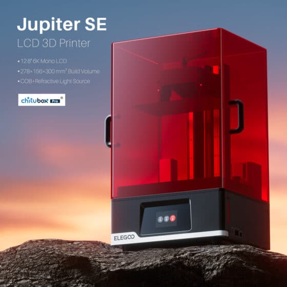 Elegoo Jupiter SE hartsi 3D-tulostin - Image 3