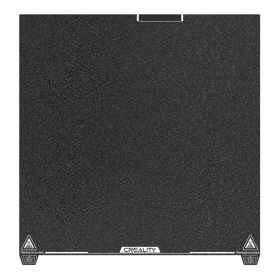Creality K2 Plus PEI frosted buildplate