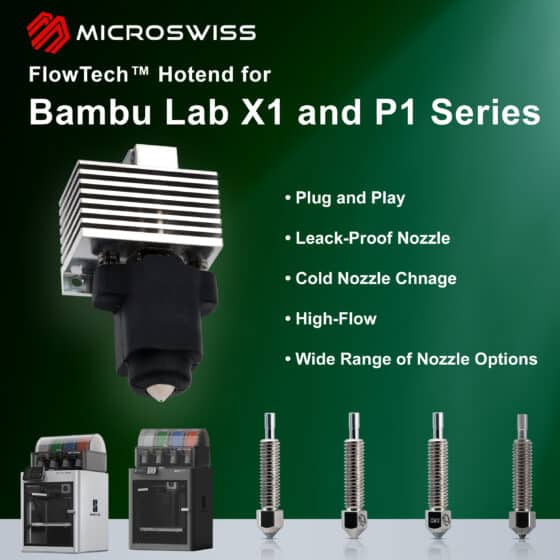 MicroswissFlowtech BambulabP1 brassplated CHT highflow - Image 8