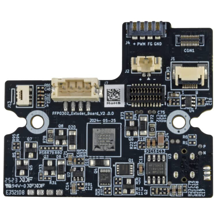 Flashforge AD5X ekstruuderin piirilevy