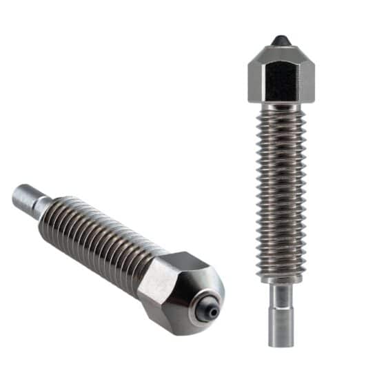 Ugello FlowTech DiamondBack Da 0,40 Mm Con Inserto In Diamante Policristallino | Per Stampa 3D Di Filamenti Abrasivi | Made In USA
