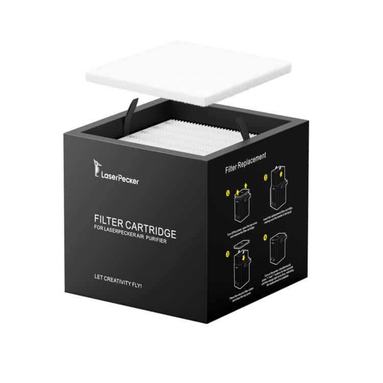 LaserPecker ilmapuhdistimen suodatinpaketti