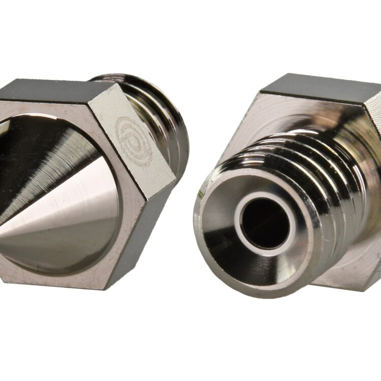 Raise3D Pro2 nikkelipinnoitettu kupari suuttimenkärki 0.2mm