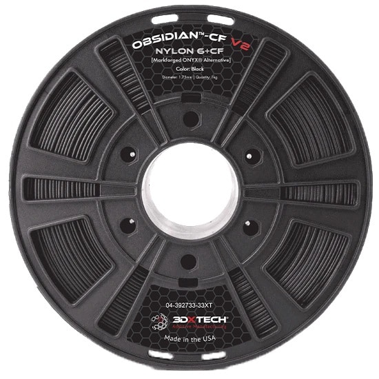 3DXTECH Obsidian Nylon 6+CF V2