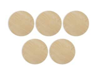 AlgoLaser pyöreät bambu lasinaluset 5kpl AlgoLaser pyöreät bambu lasinaluset 5kpl