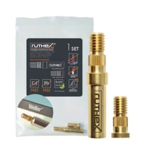 Ruthex Weller sarjan ET/LT-juotoskärkien sovitin