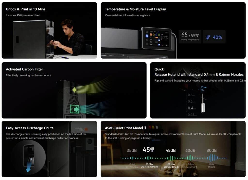Anycubic Kobra S1 Max Combo 3D-tulostin