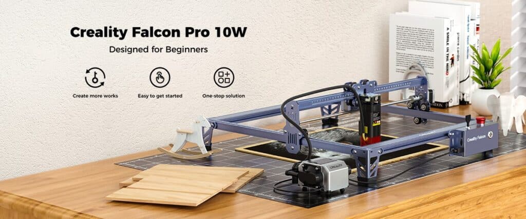 Creality Falcon Pro 10W laserkaiverrin