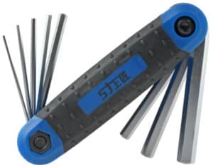 Kokoontaitettava kuusiokoloavainsarja