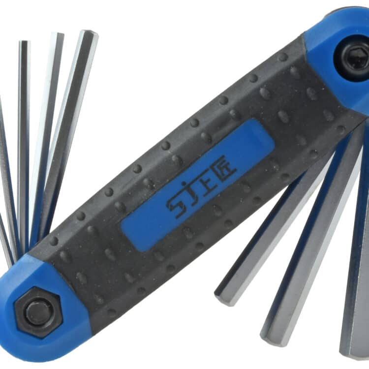 Kokoontaitettava kuusiokoloavainsarja