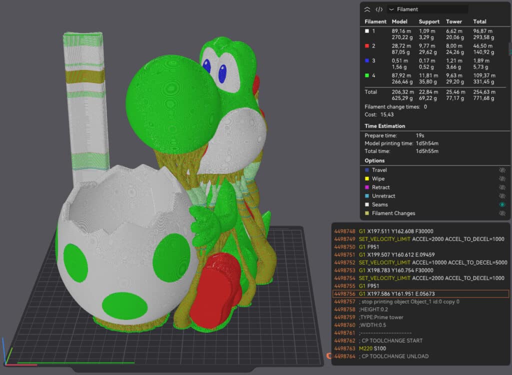 Snapmaker U1 3D-tulostin on nopea