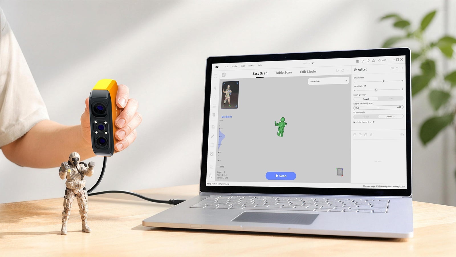 3DMakerpro Fox 3D-skanneri - Image 4