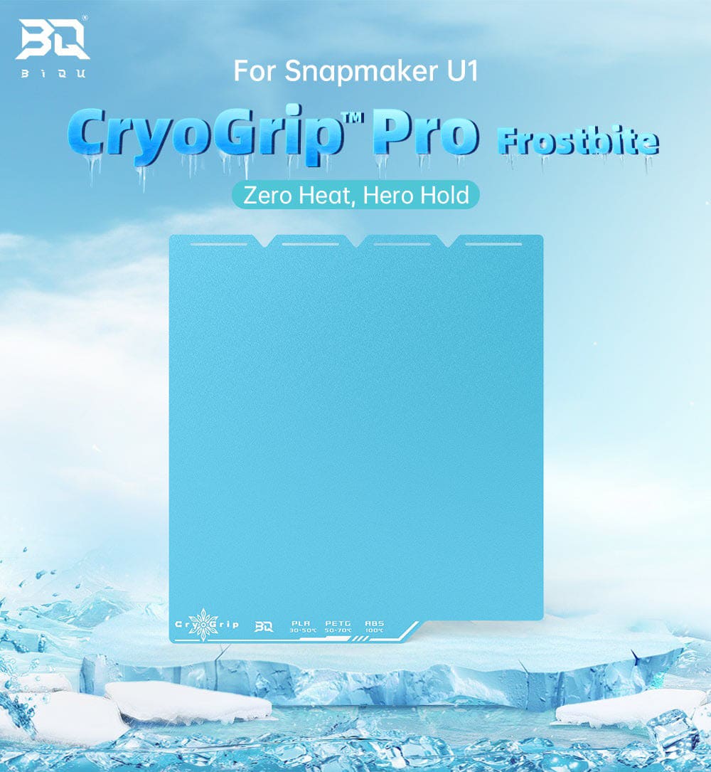 Biqu 3D CryoGrip Pro Frostbite tulostusalusta - Image 2