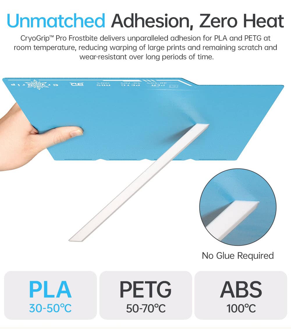 Biqu 3D CryoGrip Pro Frostbite tulostusalusta - Image 3