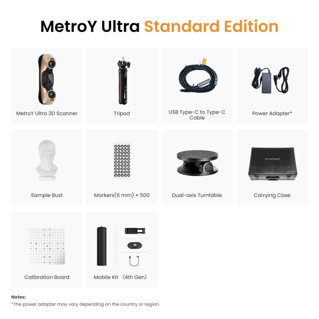 Revopoint MetroY Ultra Standard 3D-skanneri