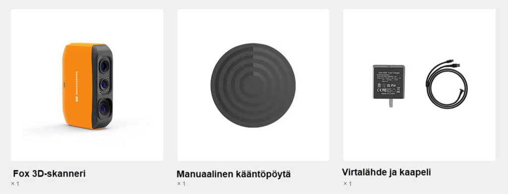 3DMakerpro Fox 3D-skanneri 3DMakerpro Fox 3D-skanneri