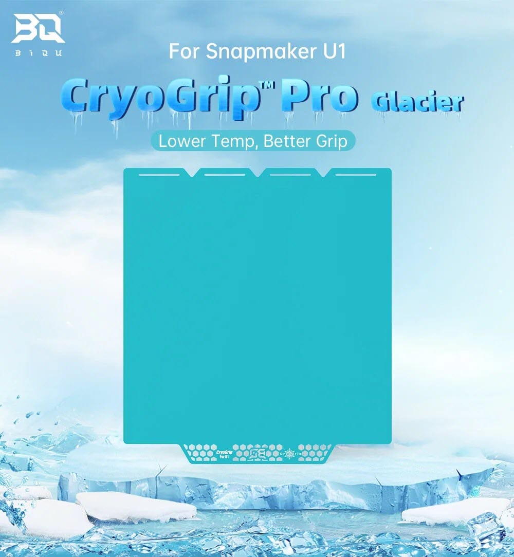 Biqu CryoGrip Pro Glacier tulostusalusta Snapmaker U1 - Image 2
