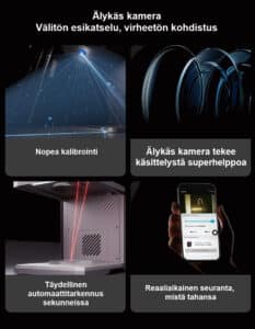 Creality Falcon T1 Diodilaser 40W laserkaiverrin Creality Falcon T1 Diodilaser 40W laserkaiverrin
