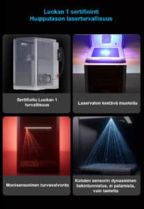 Creality Falcon T1 Diodilaser 40W laserkaiverrin Creality Falcon T1 Diodilaser 40W laserkaiverrin