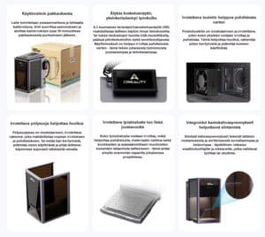 Creality Falcon T1 Diodilaser 40W laserkaiverrin Creality Falcon T1 Diodilaser 40W laserkaiverrin