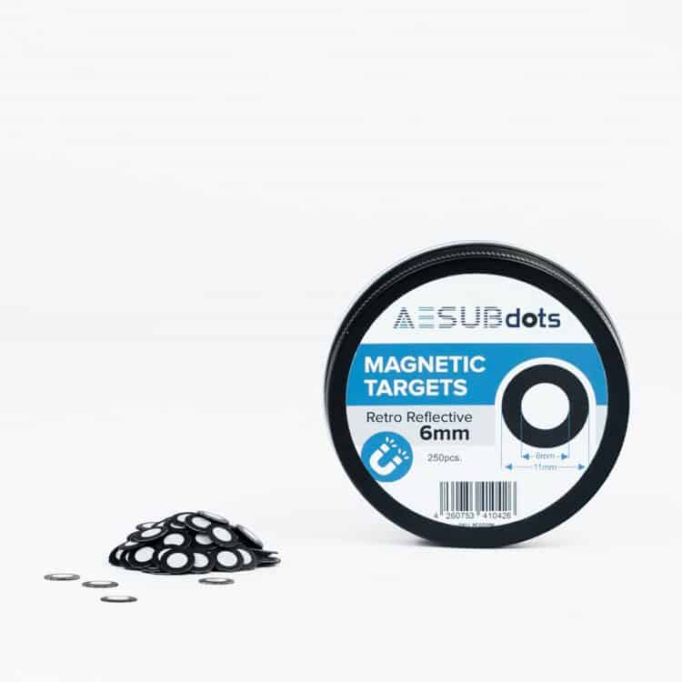 AESUBdots HIGH RETRO magneettiset kohdistuspisteet 6mm
